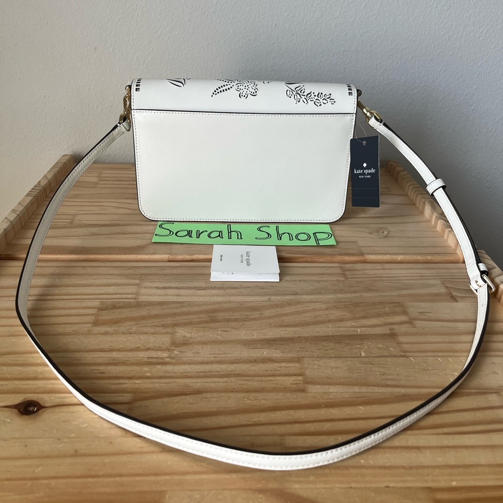 ♠️Kate Spade Madison Perforated Willow Convertible Crossbody - Picture 3 of 16